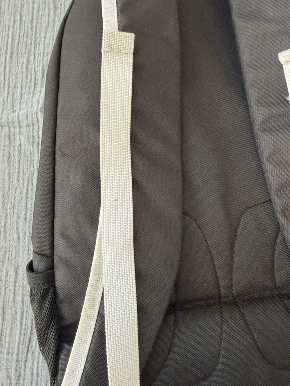 Hurley Black and White Logo Backpack
